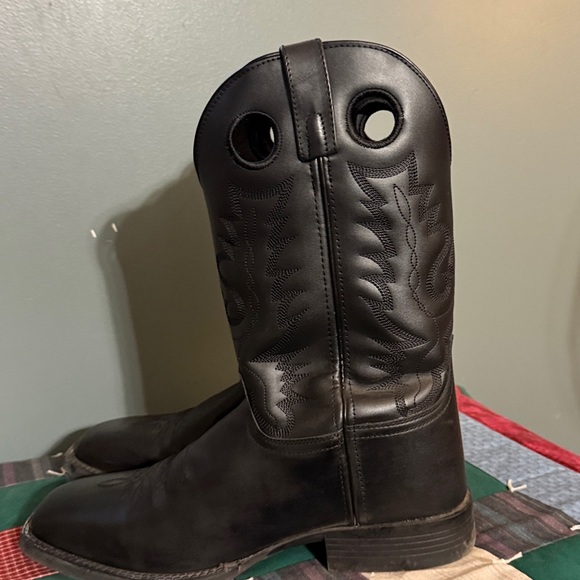Smoky Mountain Black Cowboy Boots - Picture 3 of 4